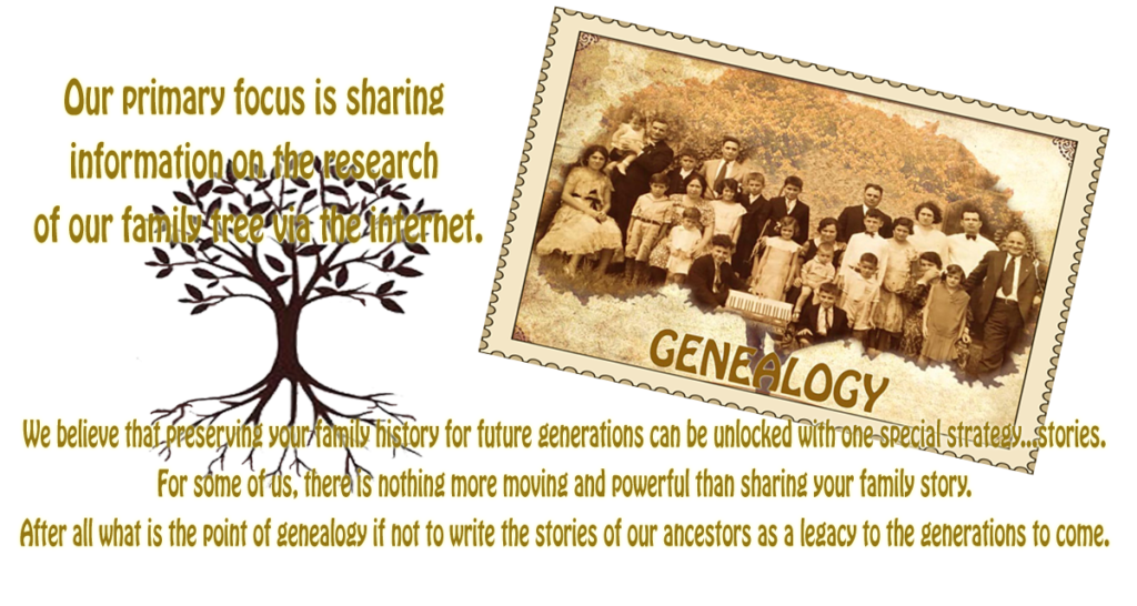 Genealogy - writing the stories of our ancestors